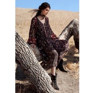 Free People Viceroy Embroidered Maxi
